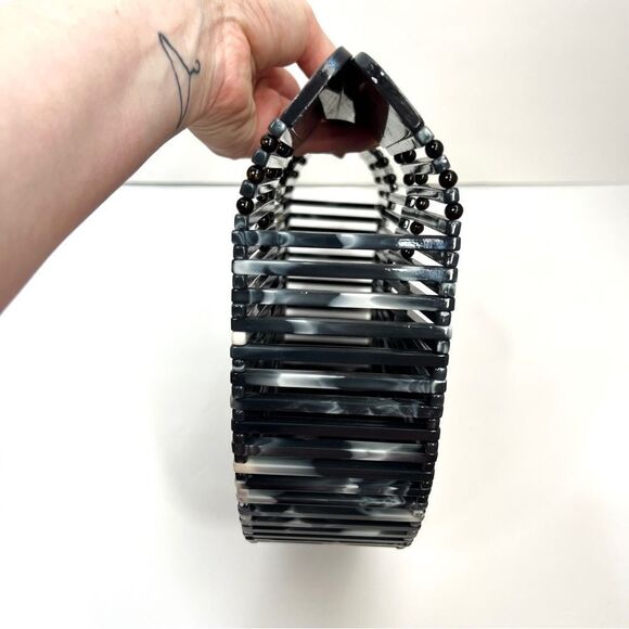 Half Moon Resin Handbag NWT - Picture 4 of 9